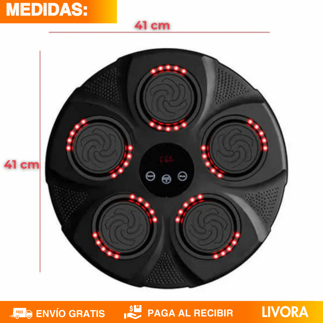 Maquina de Boxeo Bluetooth + Guantes l Calidad Premium