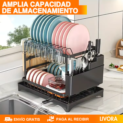 ORGANIZADOR DE PLATOS 2 NIVELES - PREMIUM
