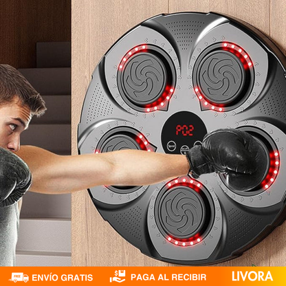 Maquina de Boxeo Bluetooth + Guantes l Calidad Premium